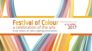 Presentation Design Festival Of Colour Launch PowerPoint